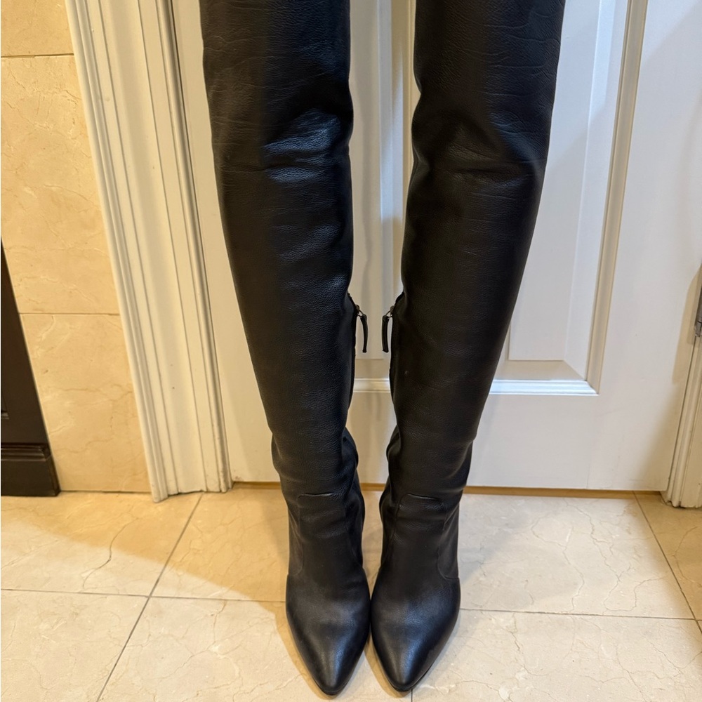 Giuseppe Zanotti Black Over-the-Knee Boots - Picture 6 of 9